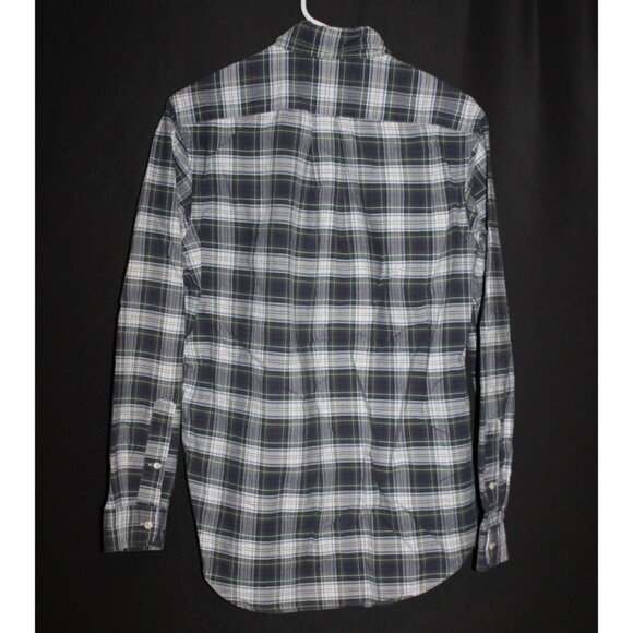 Polo Ralph Lauren Plaid Shirt Women’s Size Small S Blue Green White Button Up - Picture 2 of 2